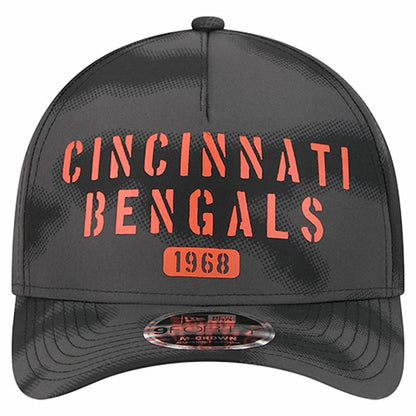 Cincinnati Bengals New Era Halftone Camo 9FORTY Hat - Gray online