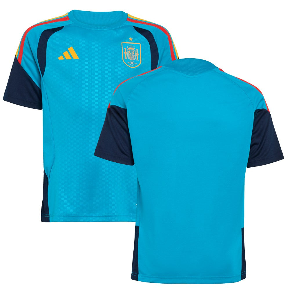 Spain National Team Youth FIFA x World Cup 2026 Tiro Training Jersey - Turquoise | Adidas online