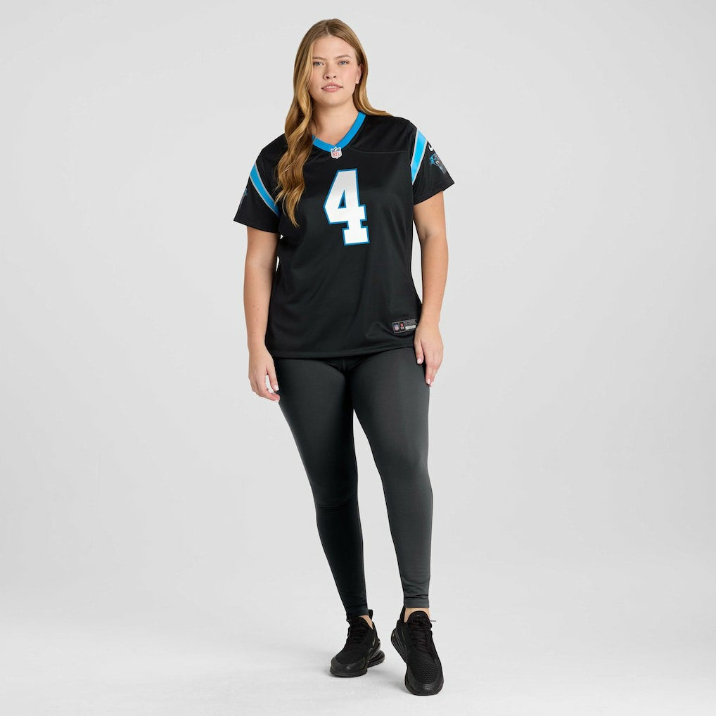 Tetairoa McMillan Carolina Panthers Women's Team Game Jersey - Black | Nike outlet