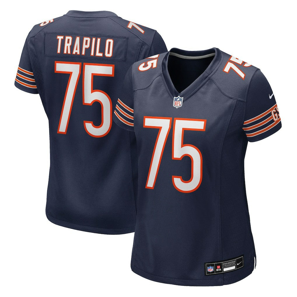 Ozzy Trapilo Chicago Bears Women's Team Game Jersey - Navy | Nike outlet