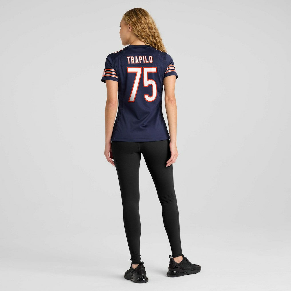 Ozzy Trapilo Chicago Bears Women's Team Game Jersey - Navy | Nike outlet