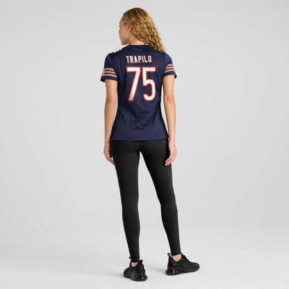 Ozzy Trapilo Chicago Bears Women's Team Game Jersey - Navy | Nike outlet