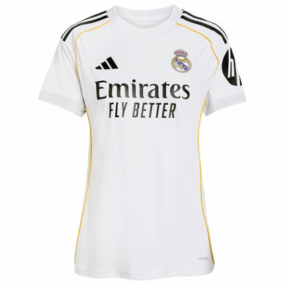 Jude Bellingham Real Madrid Women's 2025/26 Home Replica Jersey - White | Adidas discount