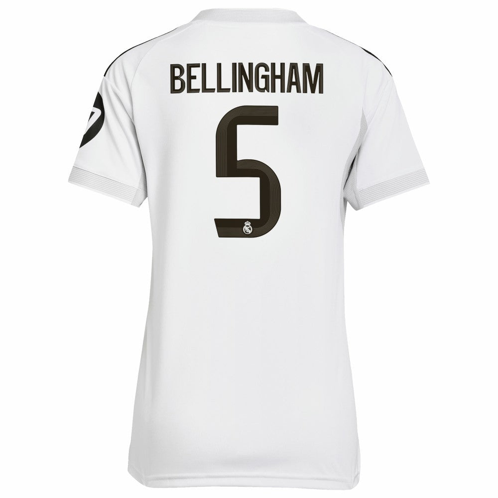 Jude Bellingham Real Madrid Women's 2025/26 Home Replica Jersey - White | Adidas discount