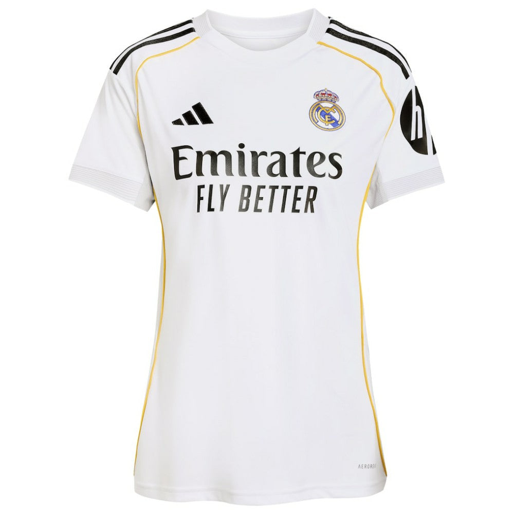 Vini Jr. Real Madrid Women's 2025/26 Home Replica Jersey - White | Adidas on sale