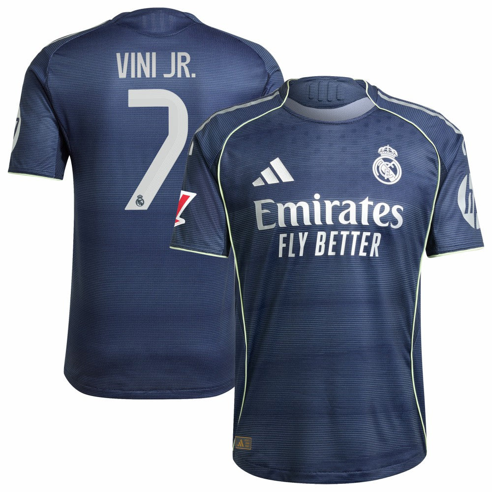 Vini Jr. Real Madrid 2025/26 Away Player Jersey - Blue | Adidas discount