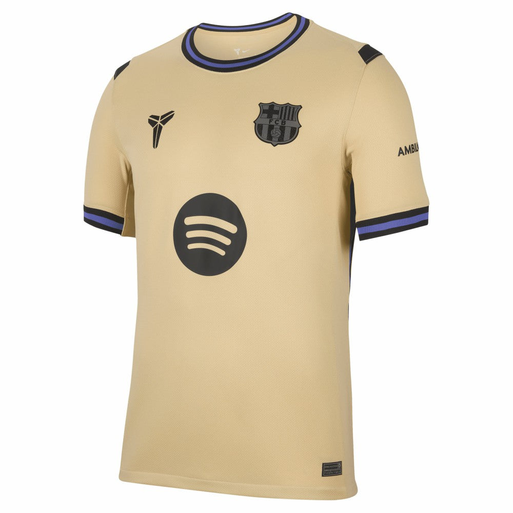Barcelona 2025/26 Away Stadium Replica Custom Jersey - Gold | Nike outlet