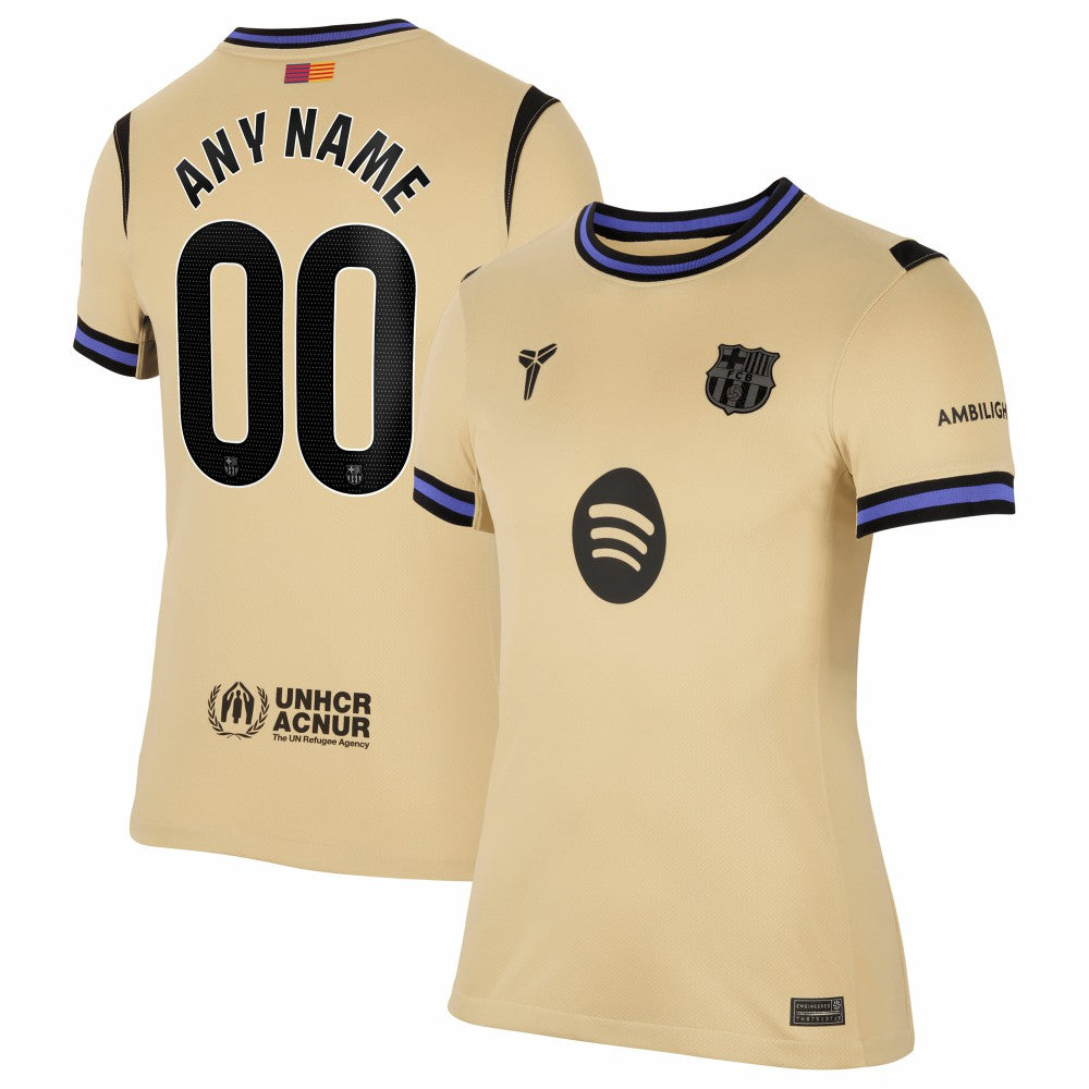 Barcelona Women's 2025/26 Away Stadium Replica Custom Jersey - Gold | Nike shop