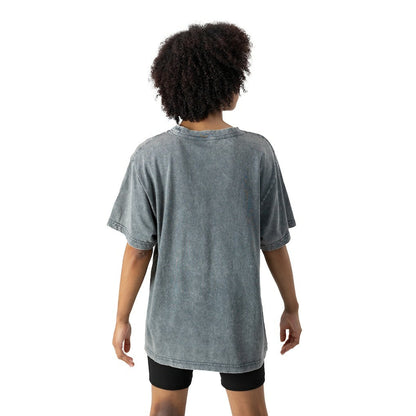 Carolina Panthers Gameday Couture Women's Peak Performance Oversized Snow Wash T-Shirt - Gray on sale