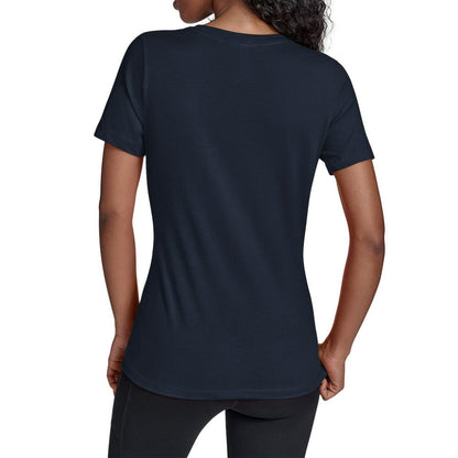 Tampa Bay Rays Starter Women's Fireworks Team Name V-Neck T-Shirt - Navy