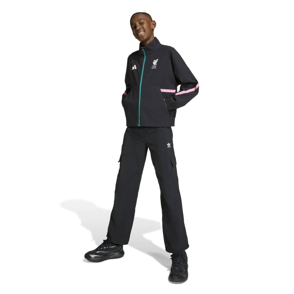 Liverpool Youth 2025/26 Club Anthem Full-Zip Jacket - Black | Adidas discount