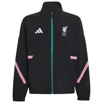 Liverpool Youth 2025/26 Club Anthem Full-Zip Jacket - Black | Adidas discount