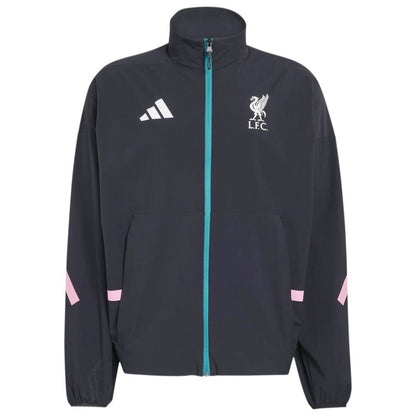 Liverpool 2025/26 Club Anthem Full-Zip Jacket - Black | Adidas sale