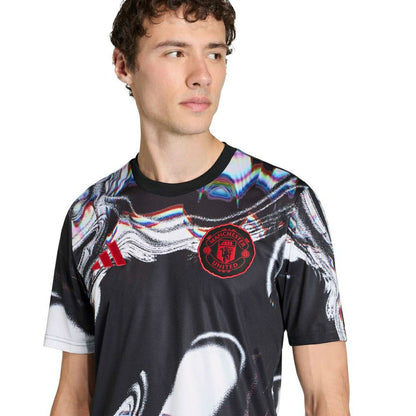 Manchester United 2025/26 Pre-Match Training Jersey - Black | Adidas outlet