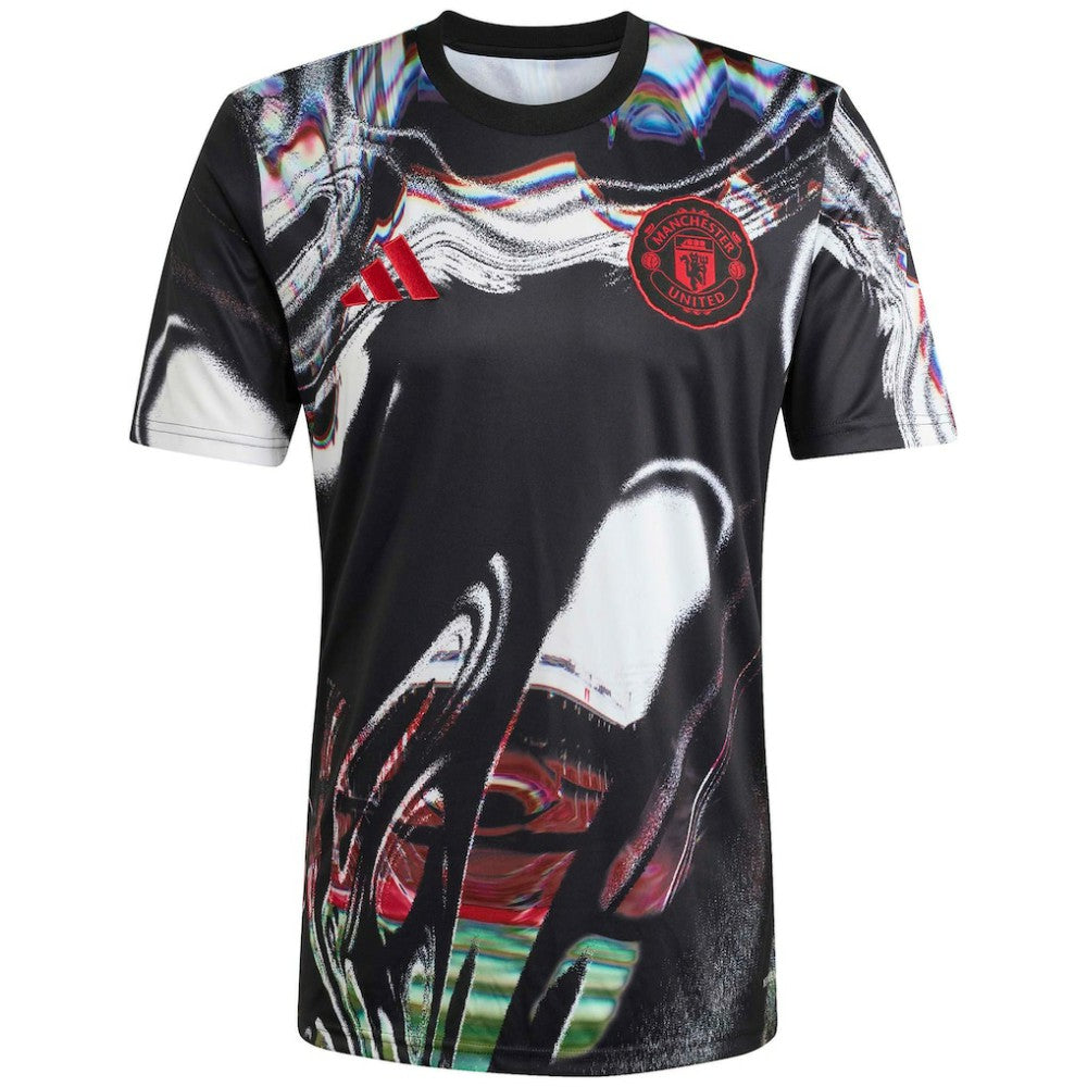 Manchester United 2025/26 Pre-Match Training Jersey - Black | Adidas outlet