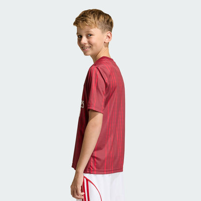 Arsenal Youth 2025/26 Pre-Match Training Jersey - Red | Adidas shop