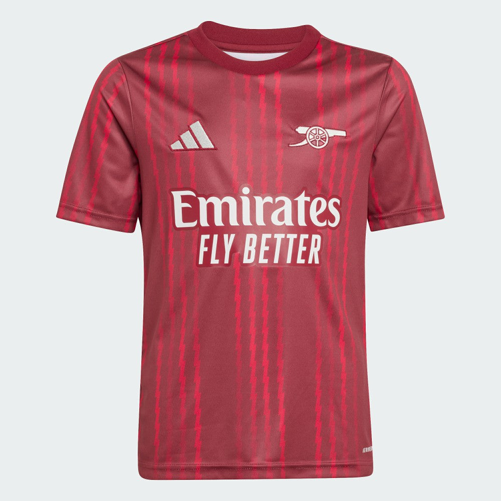 Arsenal Youth 2025/26 Pre-Match Training Jersey - Red | Adidas shop