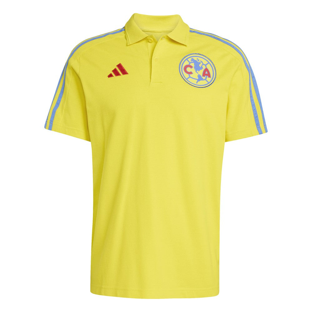 Club America 2025/26 DNA Alphaskin Polo - Yellow | Adidas shop
