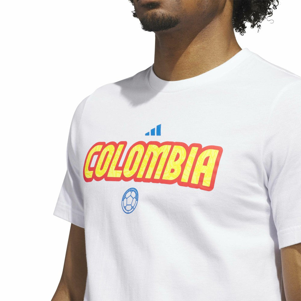 Colombia National Team Jersey Hook T-Shirt - White | Adidas sale