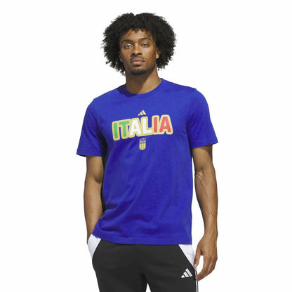 Italy National Team Jersey Hook T-Shirt - Blue | Adidas online