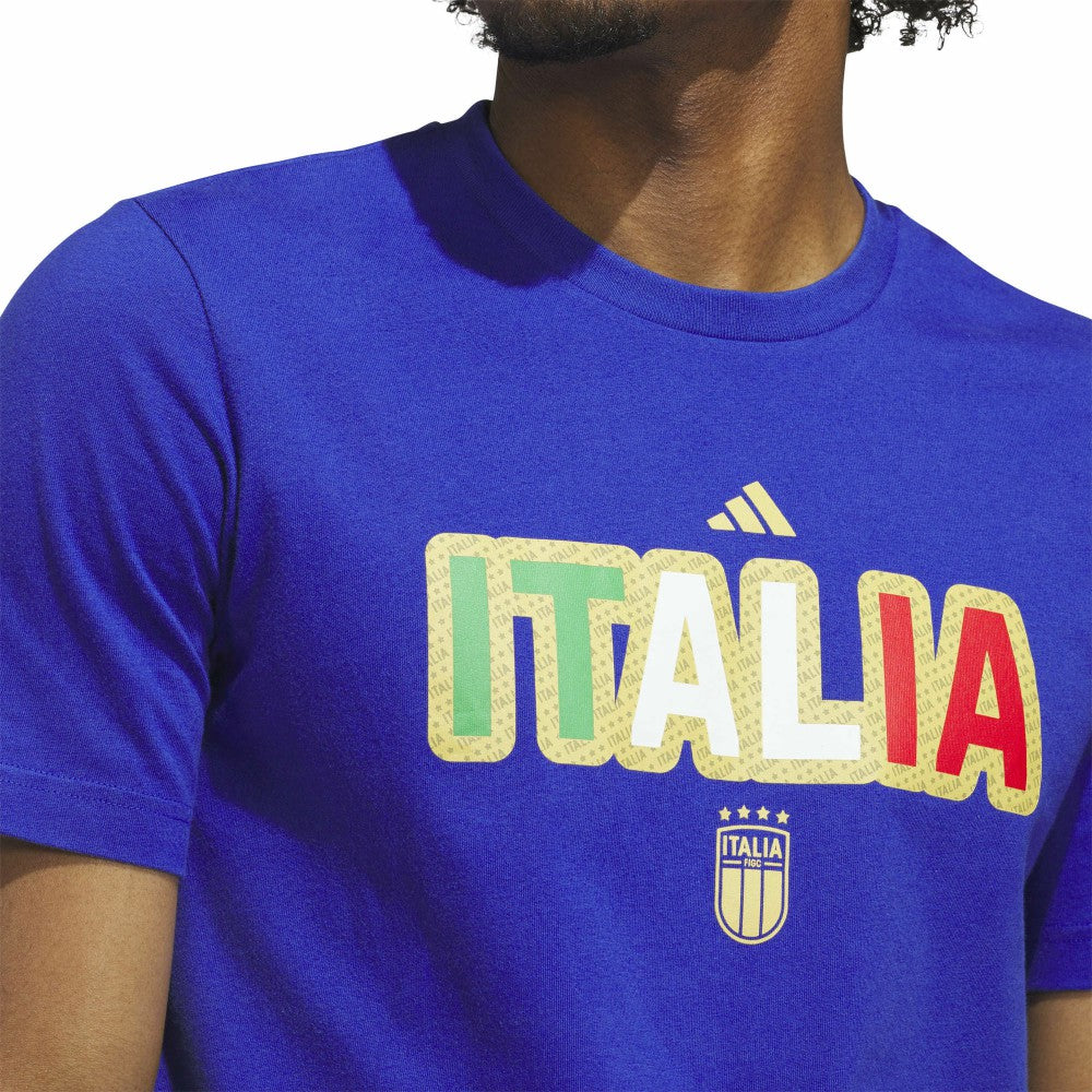 Italy National Team Jersey Hook T-Shirt - Blue | Adidas online