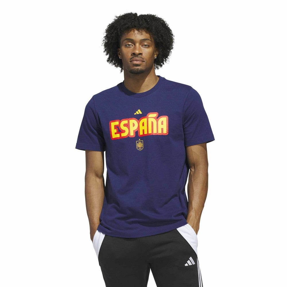 Spain National Team Jersey Hook T-Shirt - Navy | Adidas on sale