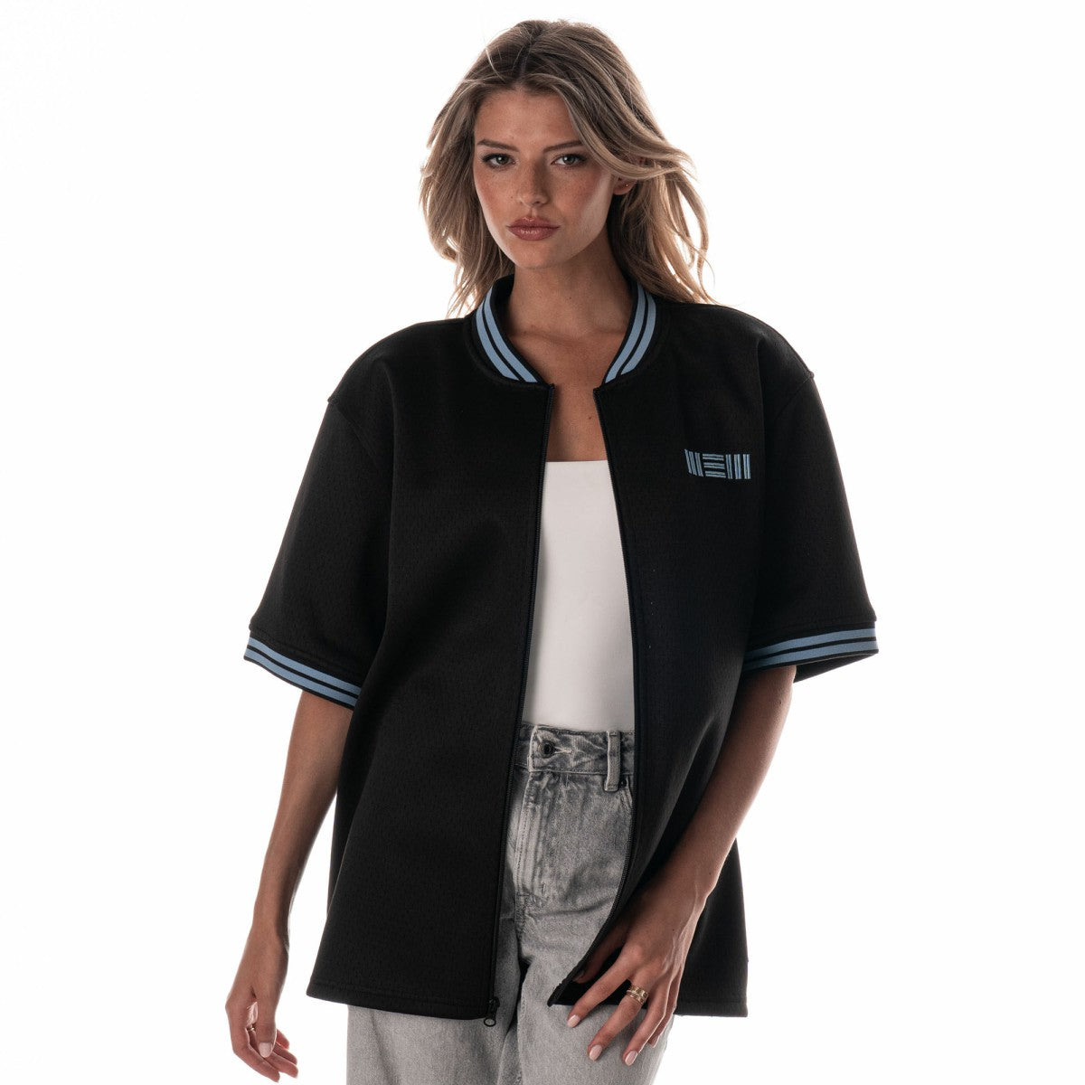 Memphis Grizzlies The Wild Collective Unisex Mesh Full-Zip T-Shirt - Black for sale