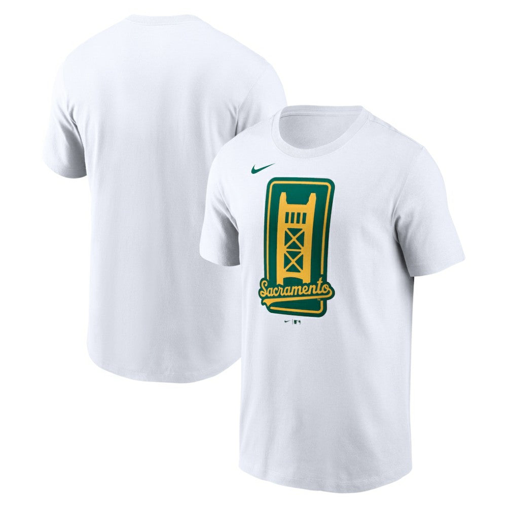Athletics Script T-Shirt - White | Nike