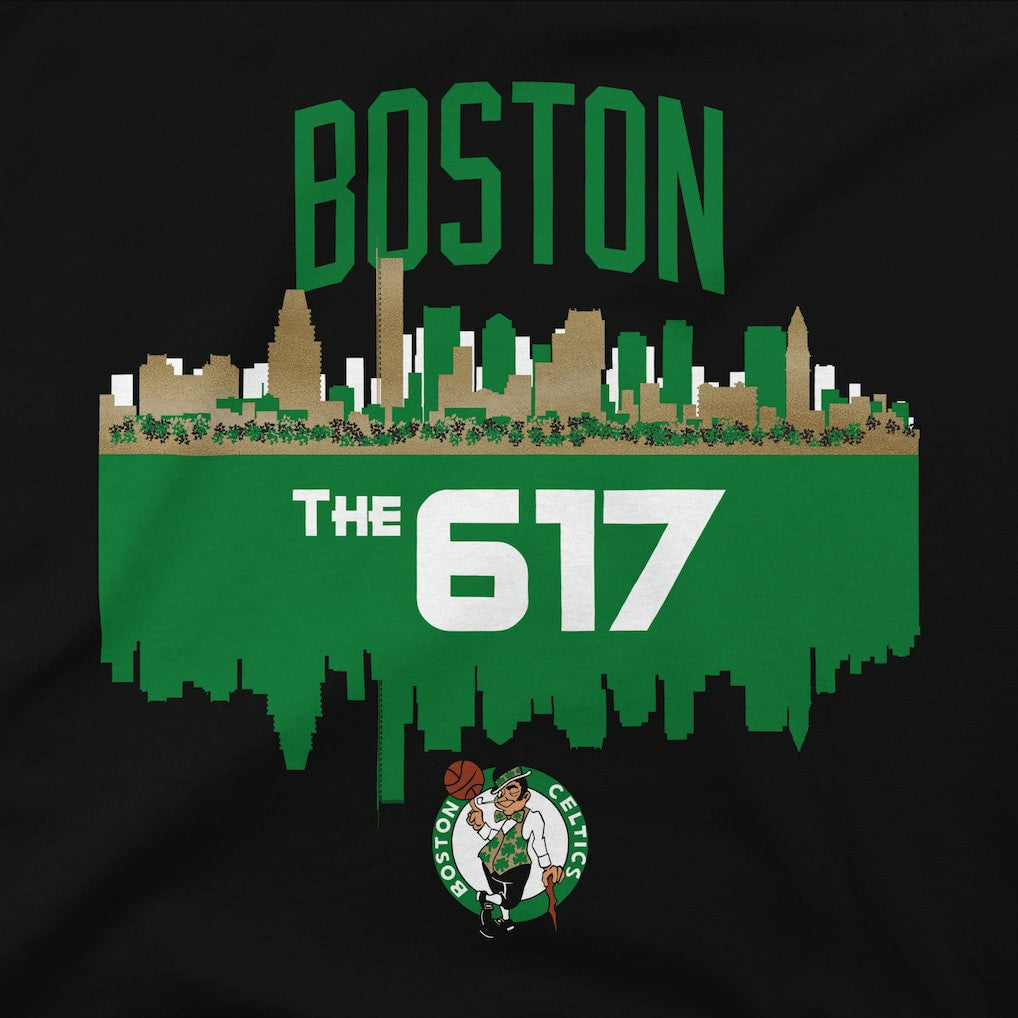 Boston Celtics Stadium Essentials Cities T-Shirt - Black on sale