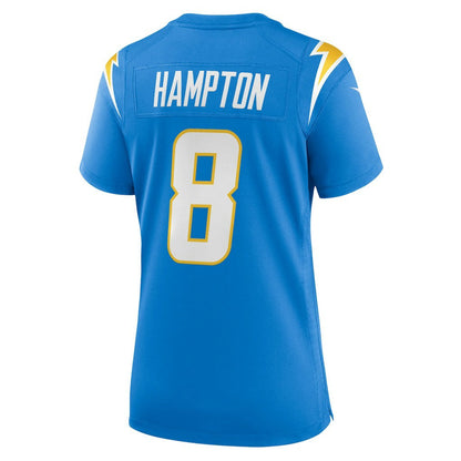 Omarion Hampton Los Angeles Chargers Women's Team Game Jersey - Powder Blue | Nike online