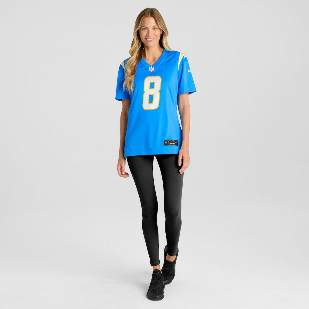 Omarion Hampton Los Angeles Chargers Women's Team Game Jersey - Powder Blue | Nike online