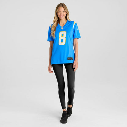Omarion Hampton Los Angeles Chargers Women's Team Game Jersey - Powder Blue | Nike online