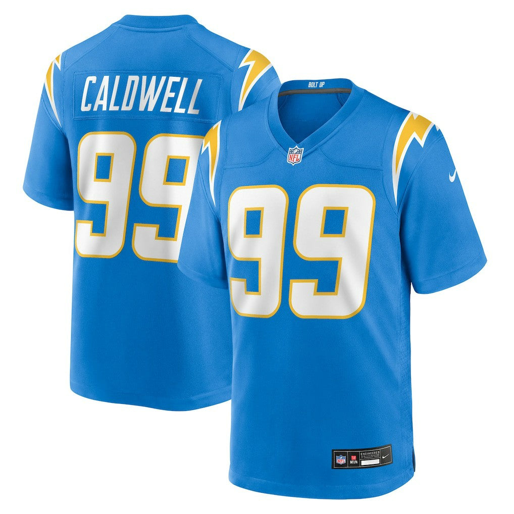 Jamaree Caldwell Los Angeles Chargers Team Game Jersey - Powder Blue | Nike outlet