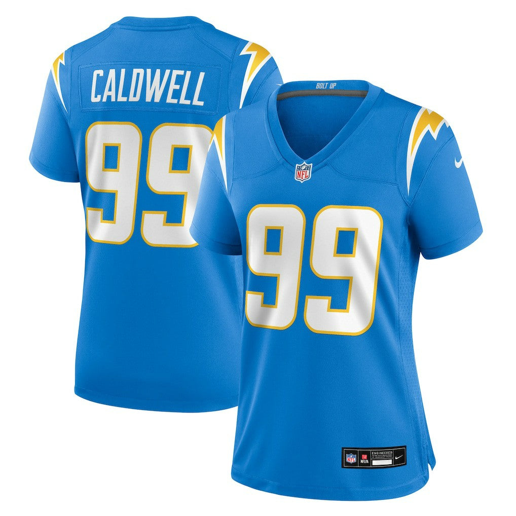 Jamaree Caldwell Los Angeles Chargers Women's Team Game Jersey - Powder Blue | Nike outlet