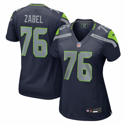 Grey Zabel Seattle Seahawks Women's Team Game Jersey - College Navy | Nike discount