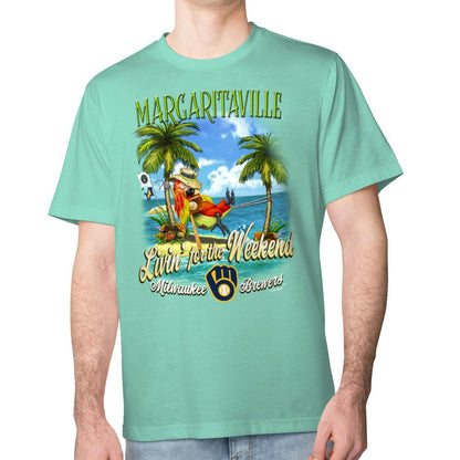 Milwaukee Brewers Margaritaville Livin' for the Weekend T-Shirt - Mint