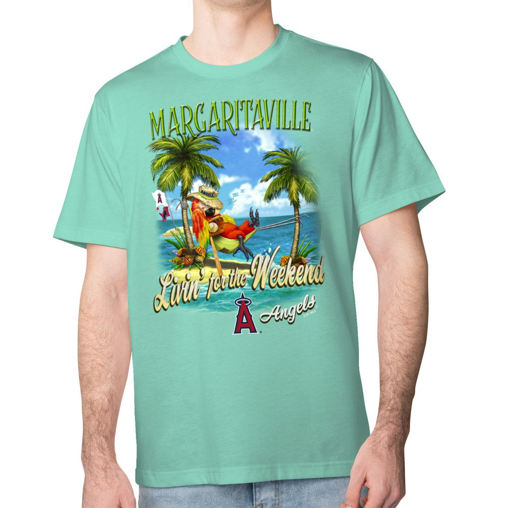 Los Angeles Angels Margaritaville Livin' for the Weekend T-Shirt - Mint