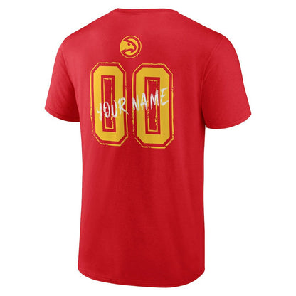 Atlanta Hawks Hustle Custom T-Shirt - Red cheap