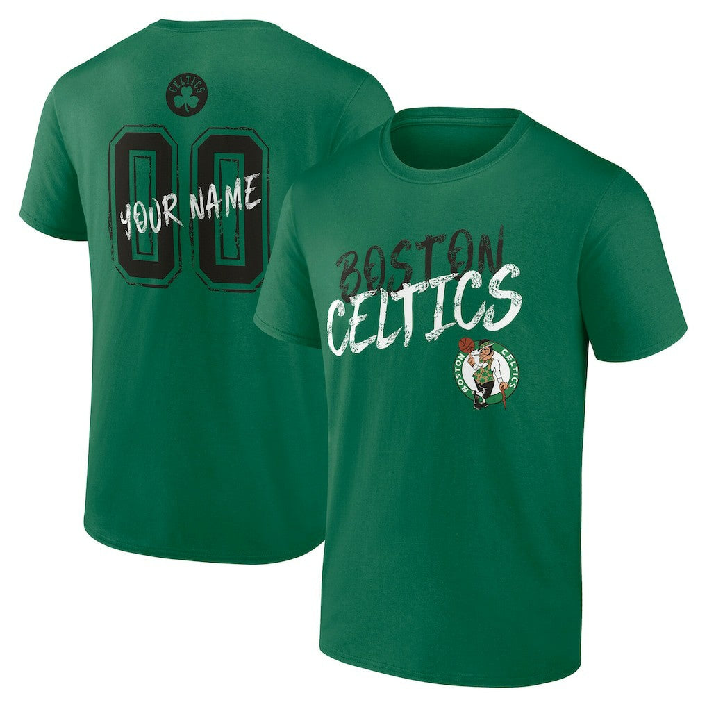 Boston Celtics Hustle Custom T-Shirt - Kelly Green outlet