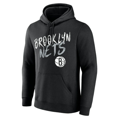 Brooklyn Nets Hustle Custom Pullover Hoodie - Black outlet