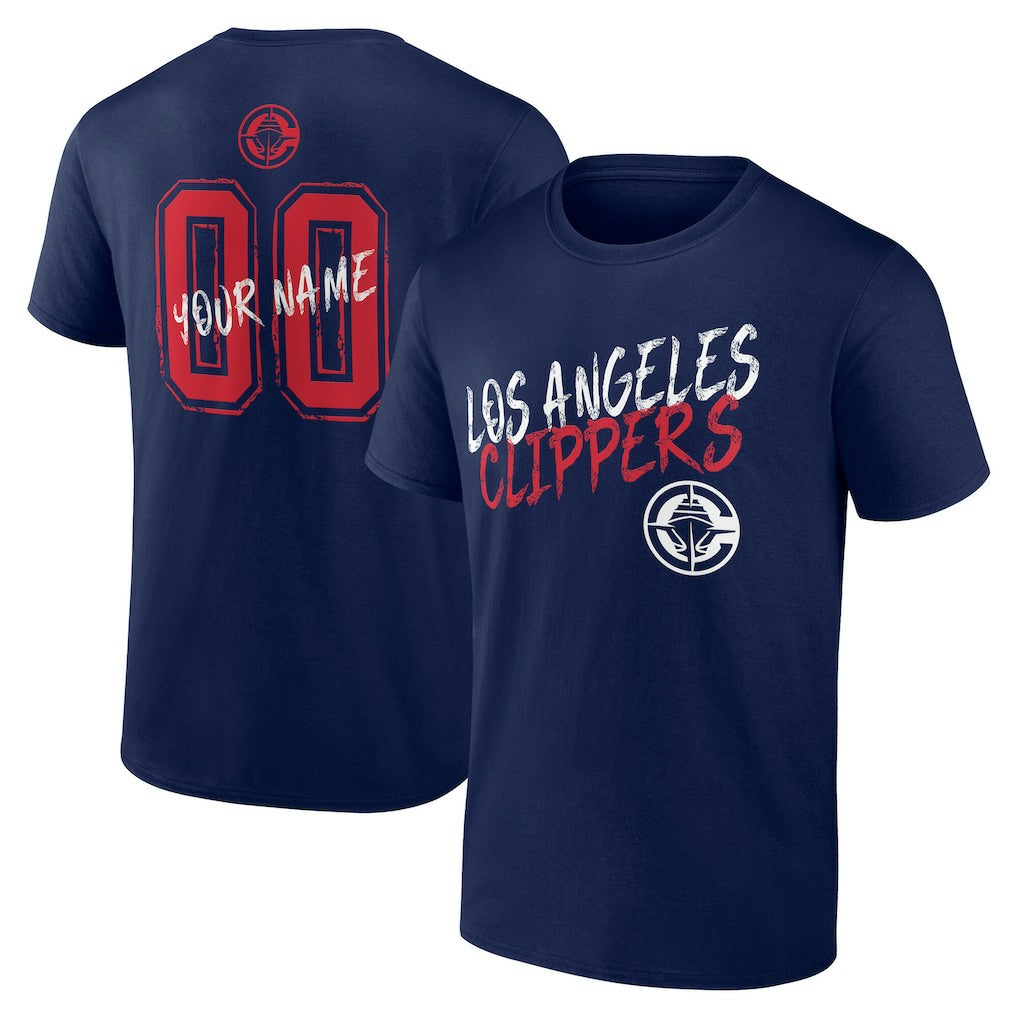 LA Clippers Hustle Custom T-Shirt - Navy discount