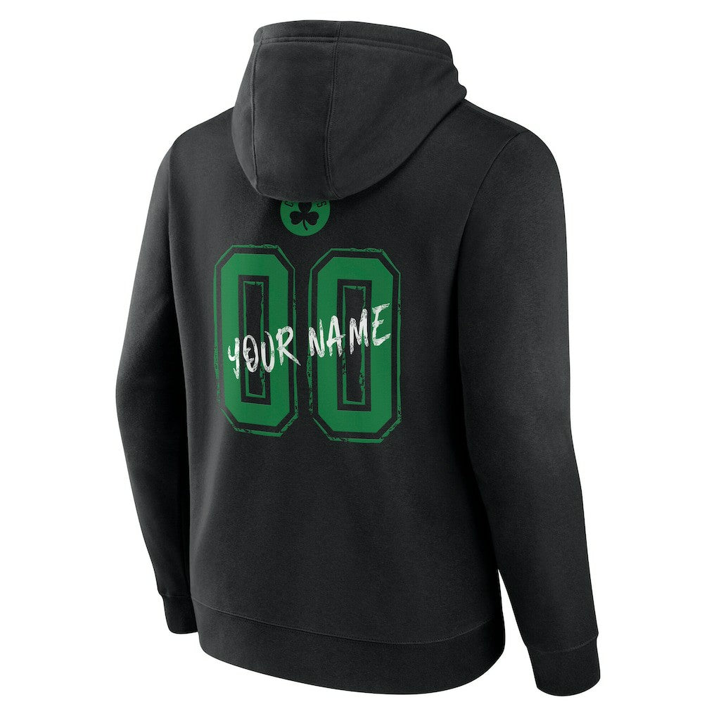 Boston Celtics Hustle Custom Pullover Hoodie - Black outlet