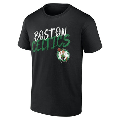Boston Celtics Hustle Custom T-Shirt - Black cheap
