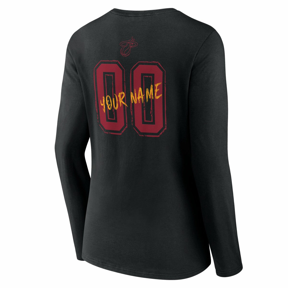 Miami Heat Women's Hustle Custom Long Sleeve V-Neck T-Shirt - Black online