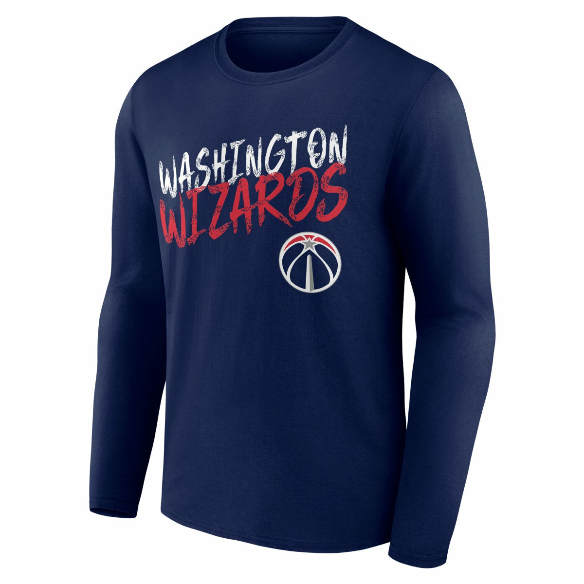 Washington Wizards Hustle Custom Long Sleeve T-Shirt - Navy discount