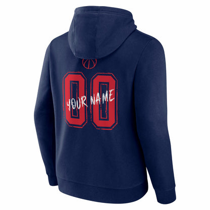 Washington Wizards Hustle Custom Pullover Hoodie - Navy shop