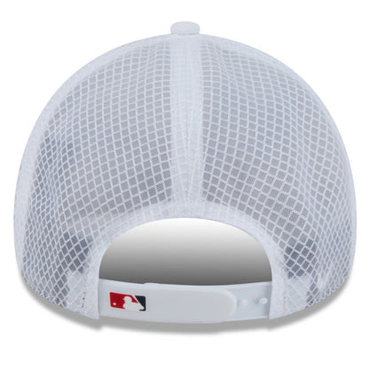Washington Nationals 2026 Batting Practice Apex 9FORTY Adjustable Trucker Hat - White | New Era