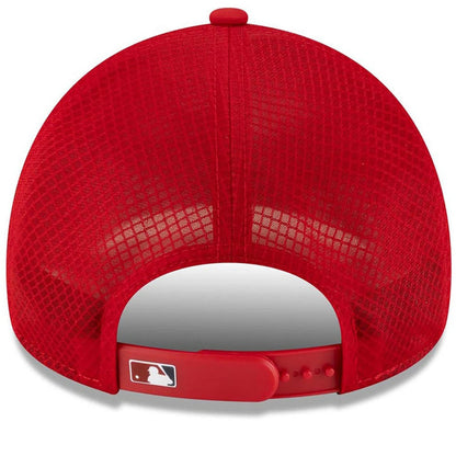 Washington Nationals 2026 Batting Practice Apex 9FORTY Adjustable Trucker Hat - Red | New Era