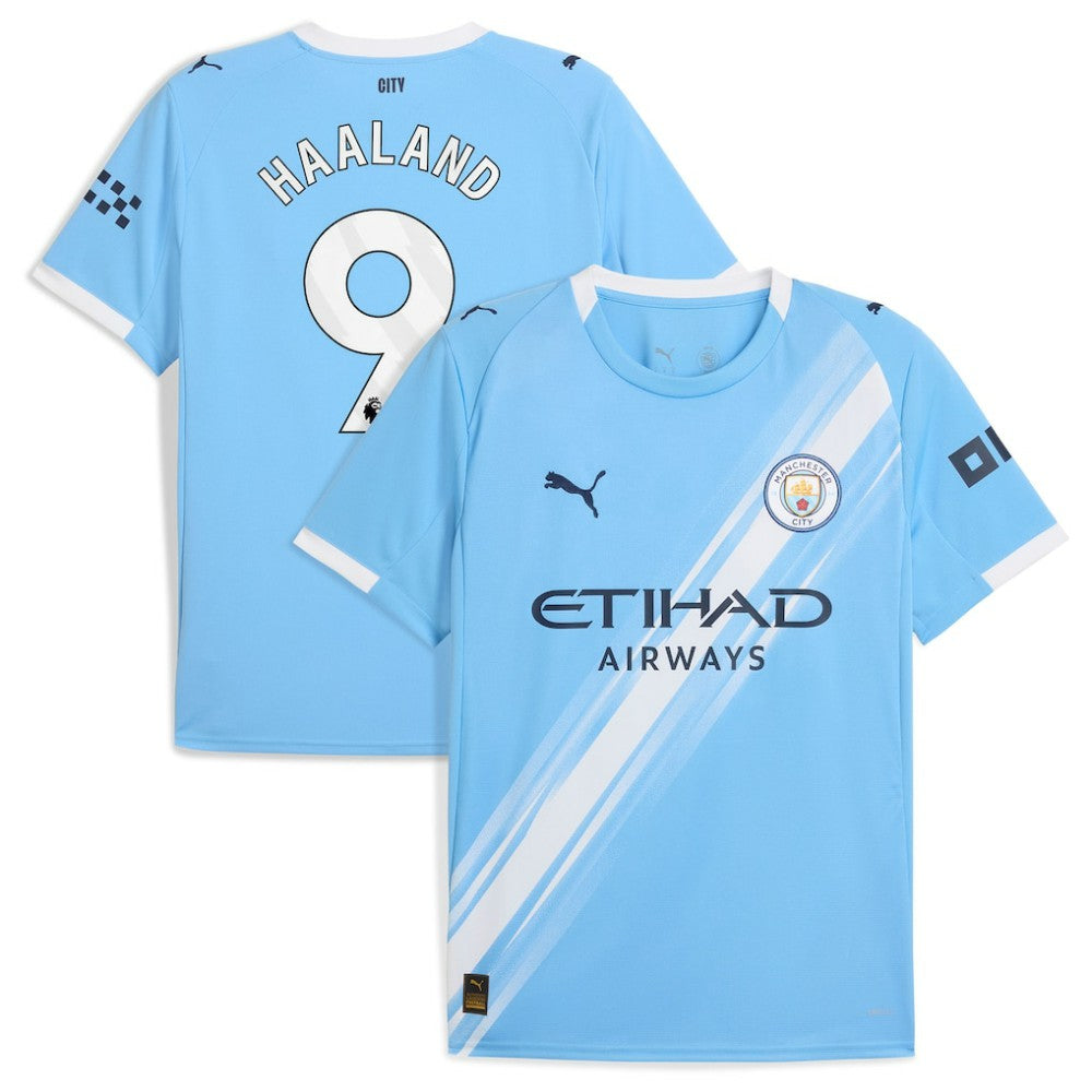 Erling Haaland Manchester City 2025/26 Home Replica Player Jersey - Sky Blue | Puma for sale