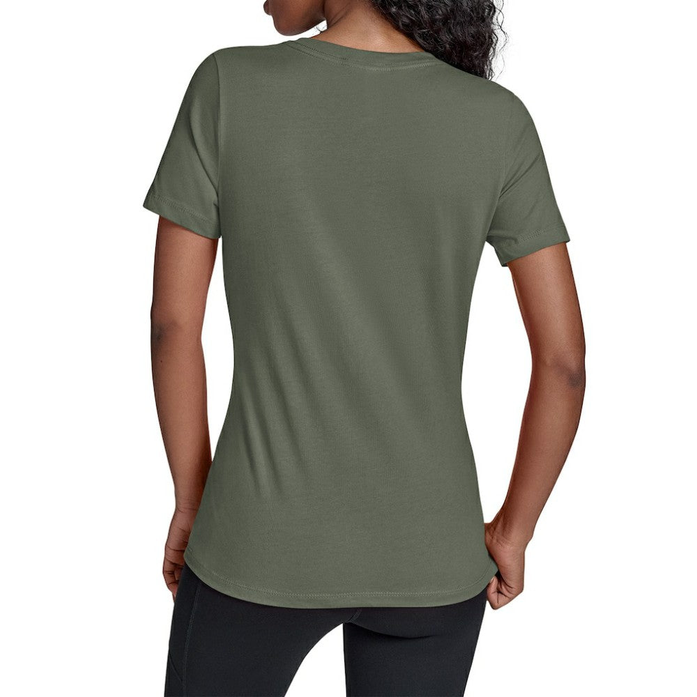 Athletics Starter Women's Team Color Shading V-Neck T-Shirt - Green